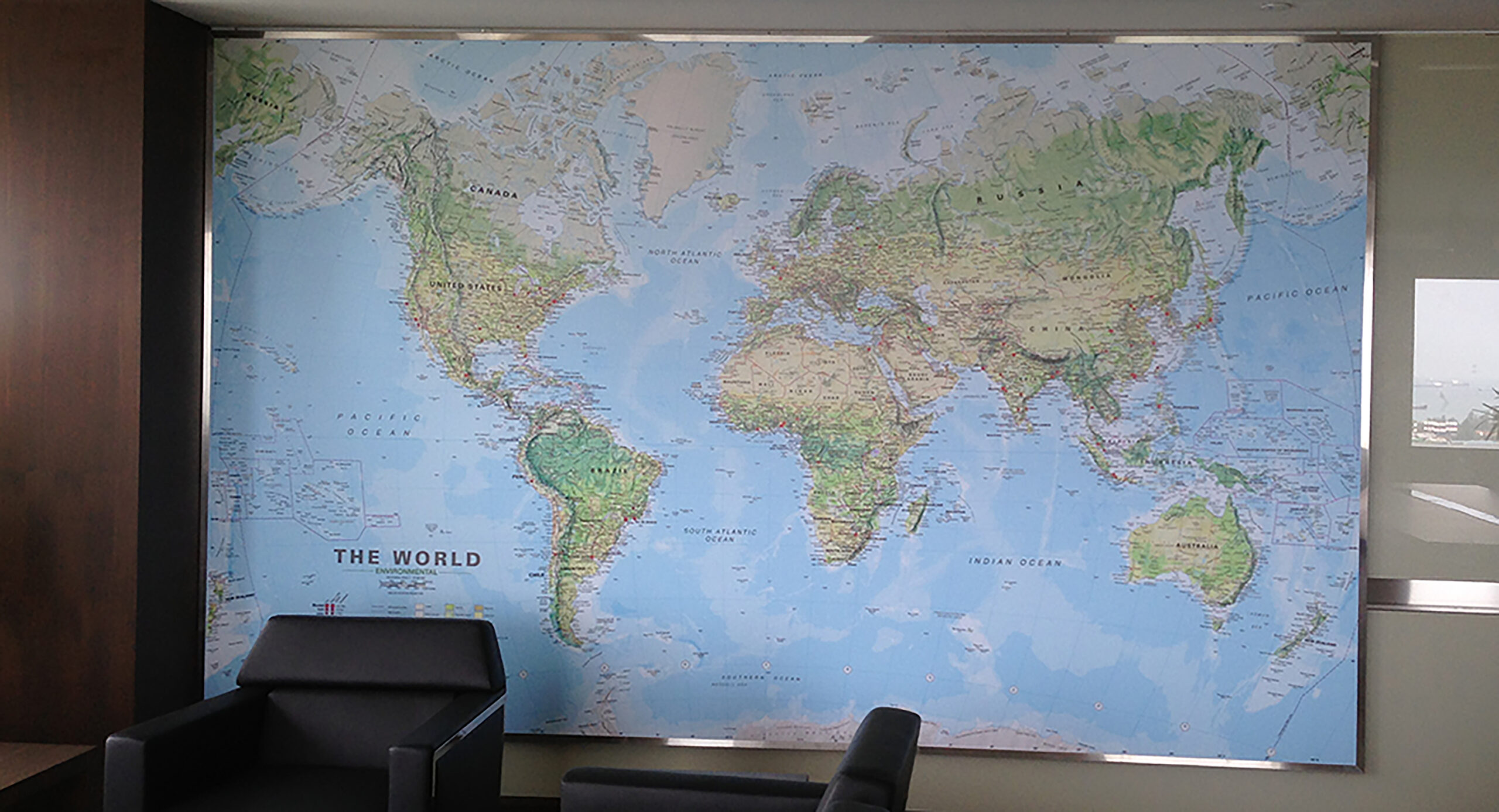 Custom Wall Maps Customisable Map Custom A Z Map