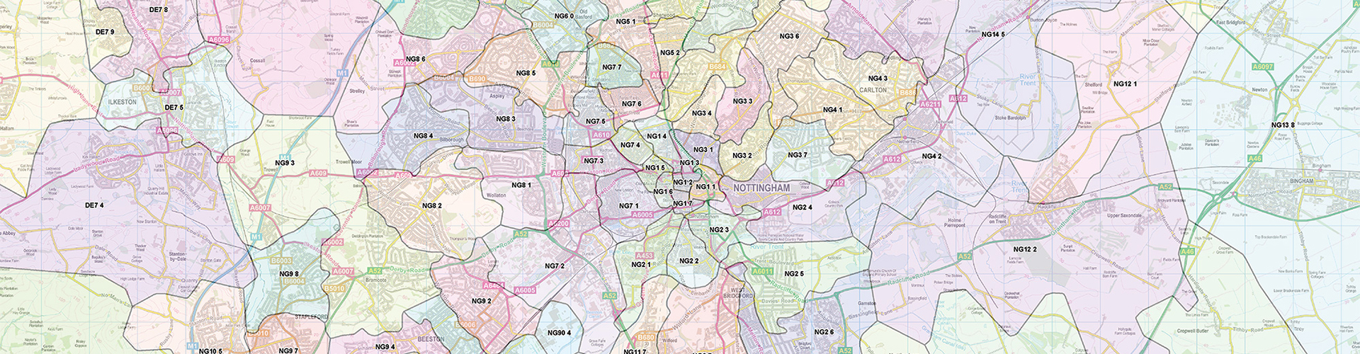 Postcode maps header image